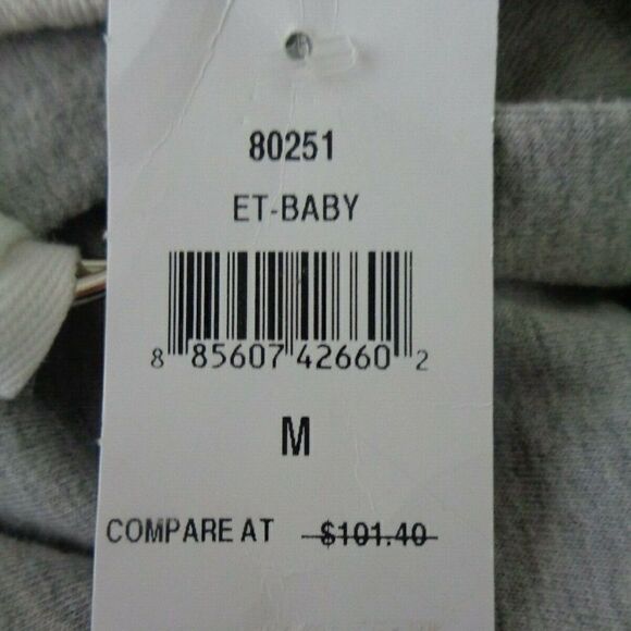 Errant Womens Sweater Size Medium Gray Open Back - Picture 3 of 4